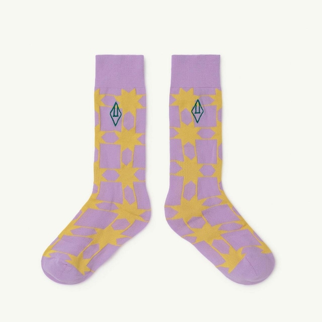 [sold out] THE ANIMALS OBSERVATORY / TAO / HEN KIDS SOCKS Purple