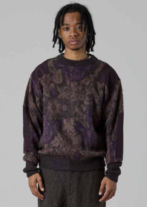 UNFRM OUTDOOR STANDARD「MOHAIR KNIT VINTAGE FLOWER CAMO COMMAND SWEATER」
