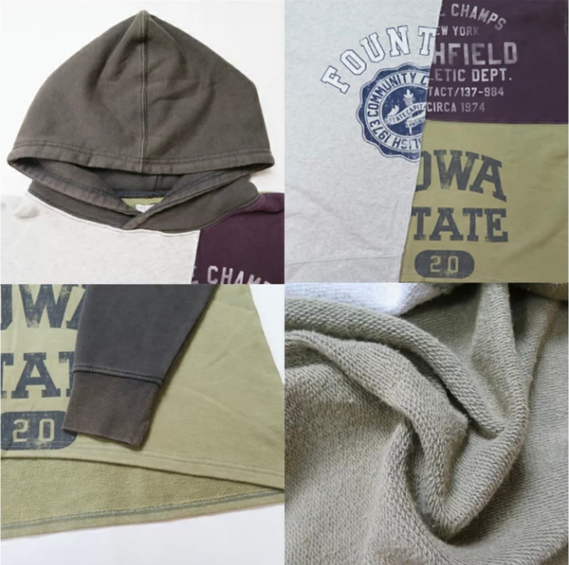 THRIFT STANDARD】裏毛リメイクパーカー(THEM-2340701) | 7BRIDGE