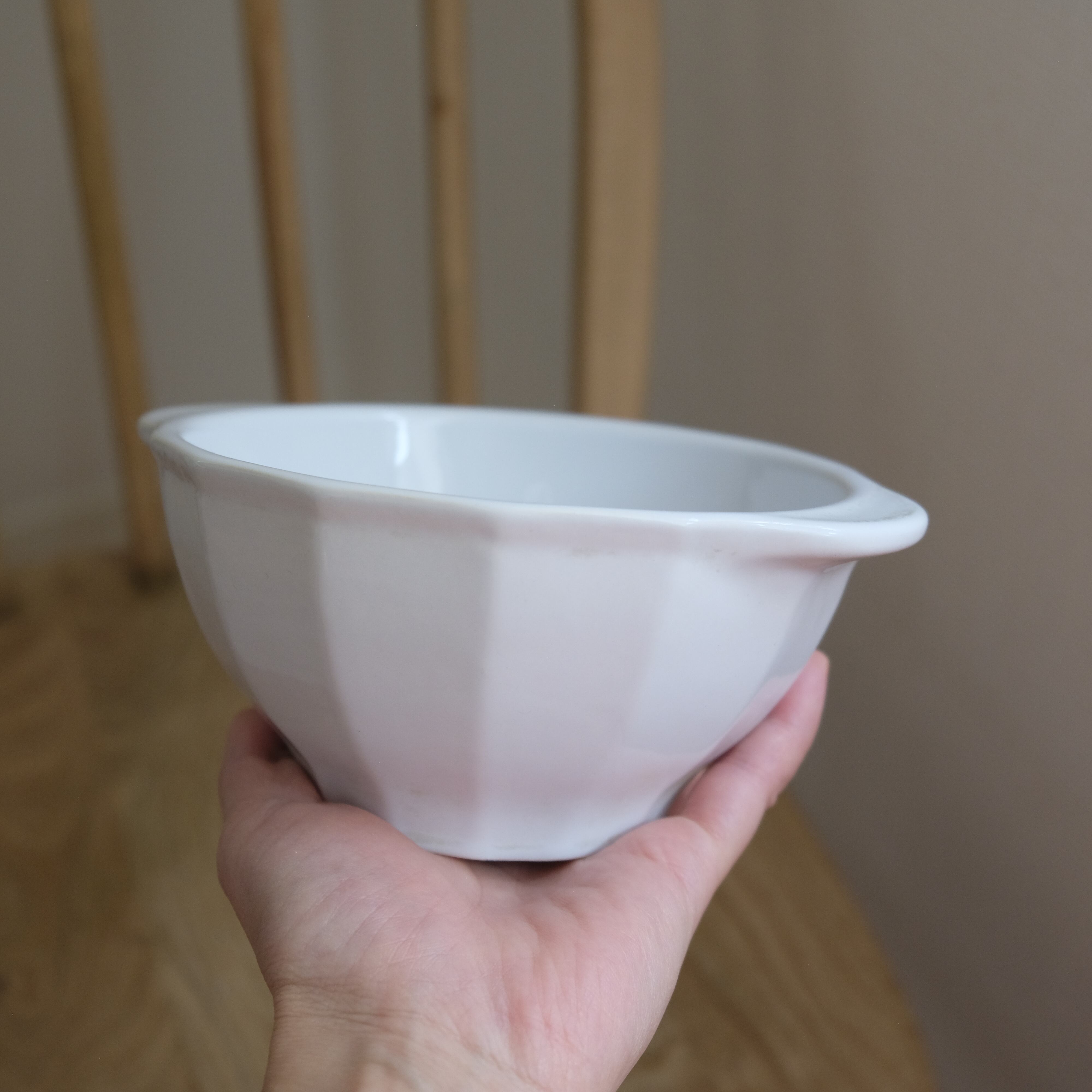 Emile Henry 白いセラミック型抜き 料理型 パテ用 Emile Henry / エミール アンリ アンティークボウル | Bonetat