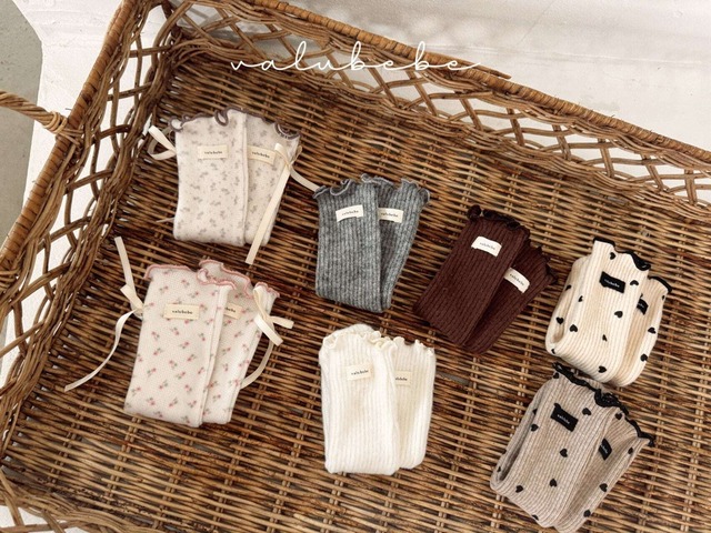 [予約][送料無料]《valubebe》cozy dolldol socks (baby) 74