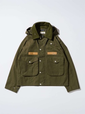 SHAKU HUNTER　F/.S VENTILE FISHING JACKET OLIVE