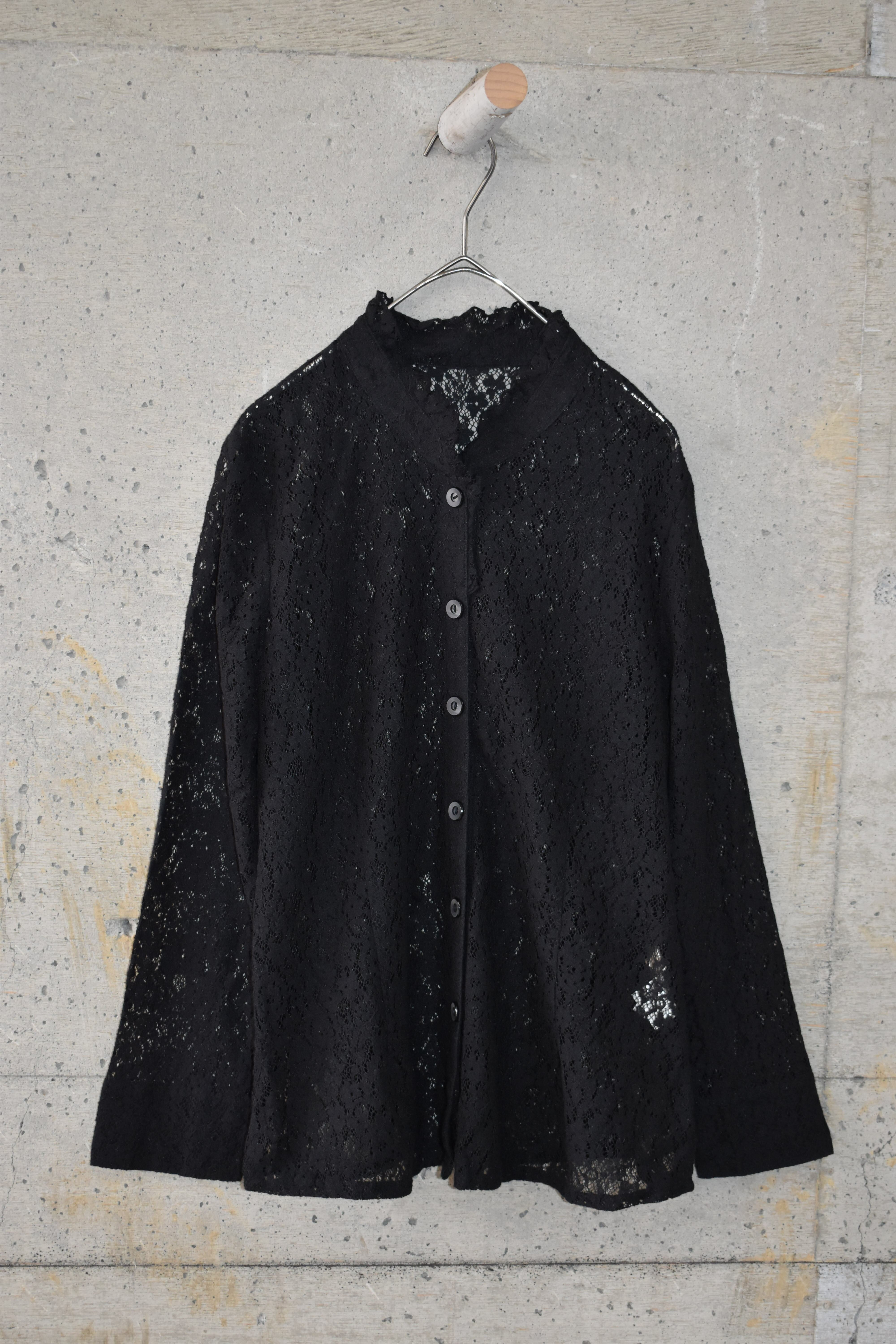 Black lace blouse