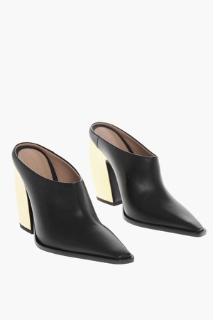 BOTTEGA VENETA ボッテガヴェネタ ミュール レザー・カーフレザー・ラバー