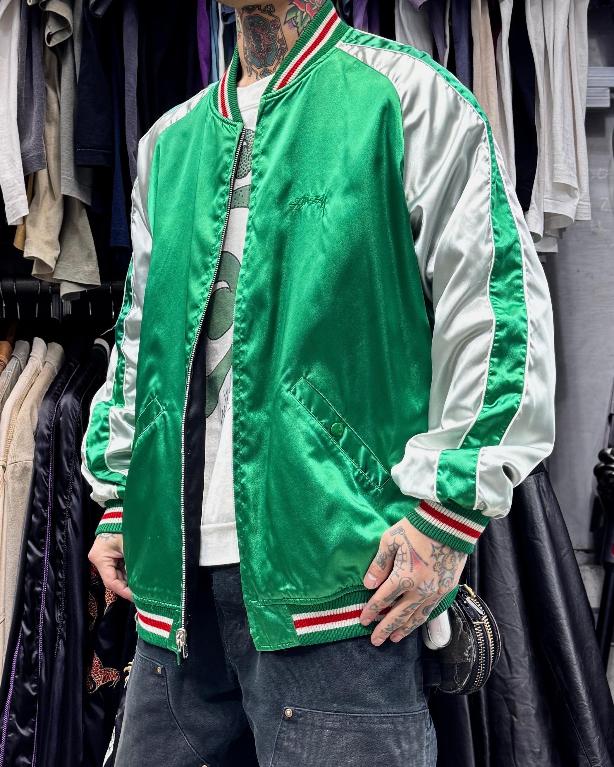 Special!!】00's old stussy Souvenir Jacket “スカジャン” 【高円寺