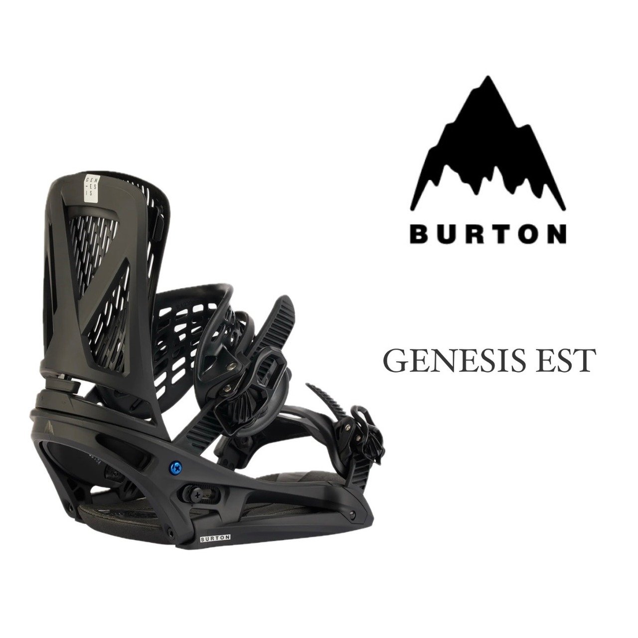 24-25モデル BURTON .『 GENESIS EST 』. Black . バートン  