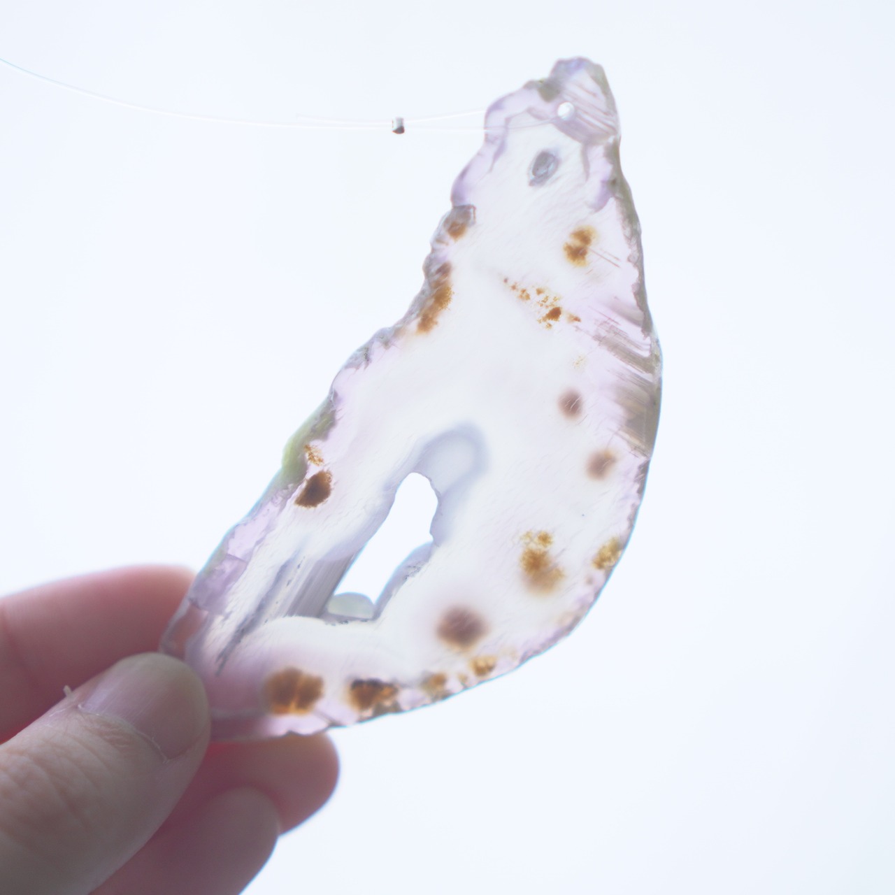 Happiness - アゲートヒーリングチャイム / Agate Sun Catcher Wind Chime 047