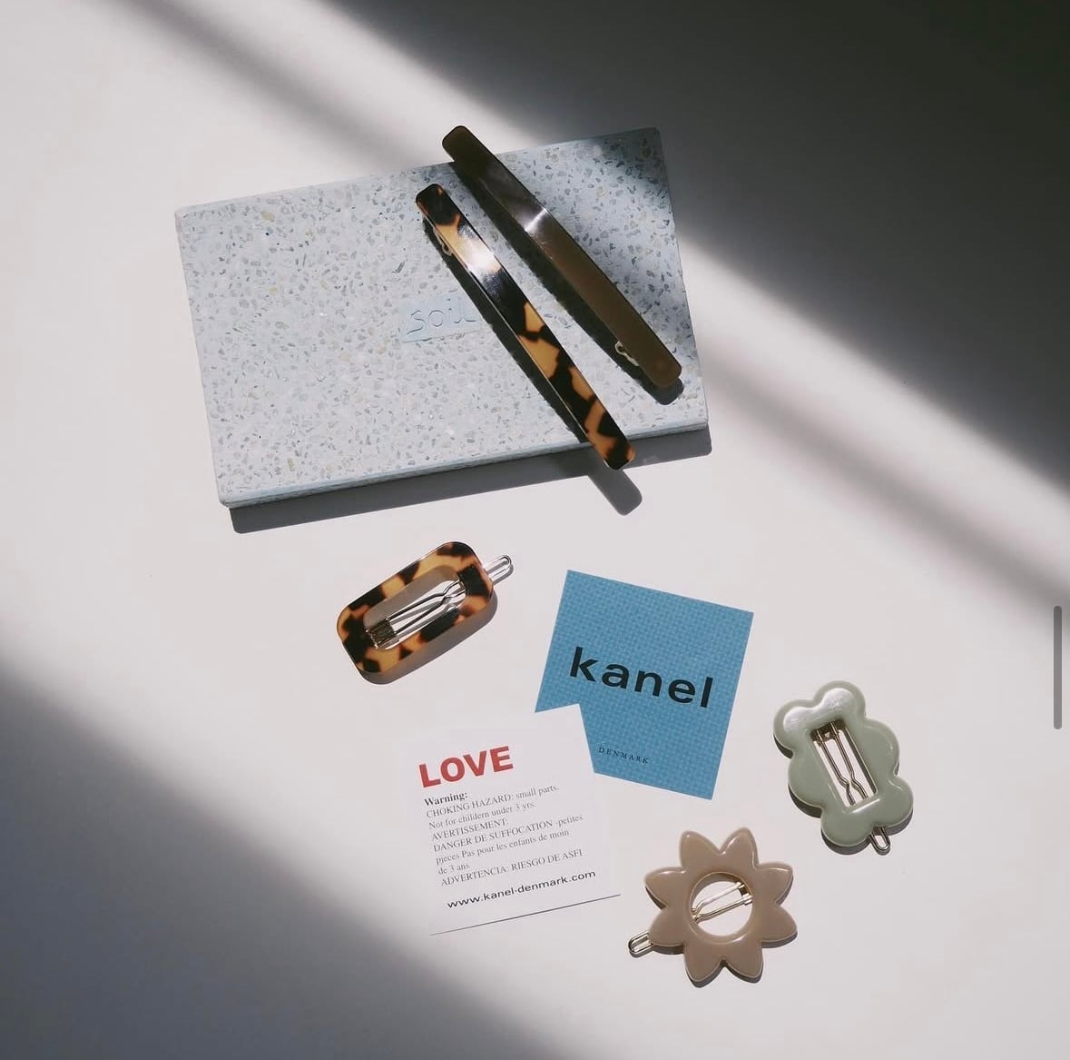 kaneldenmark】kanelヘアピン キッズアクセサリー ベビーアクセサリー