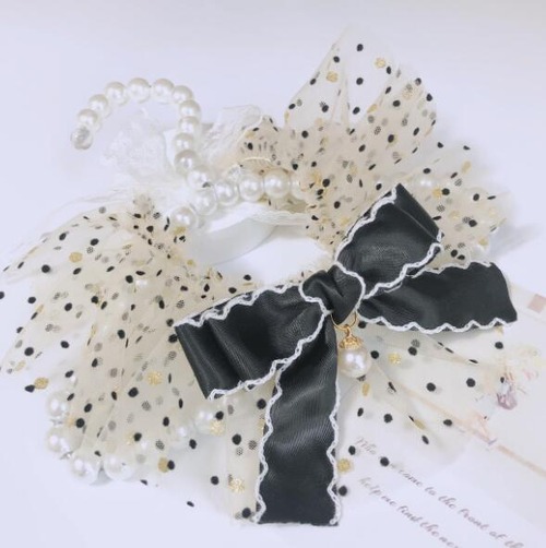 《予約》210935　ドッティーチュールネックレス