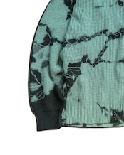 【数量限定販売 】タイダイコットンニット 闇堕ち精霊グリーン