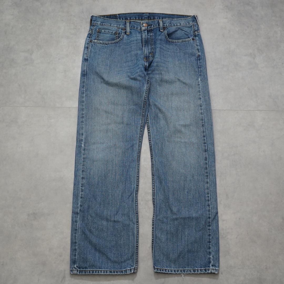 リーバイス569 Levis W32 ブルーデニム 青 ヒゲ 古着 15689
