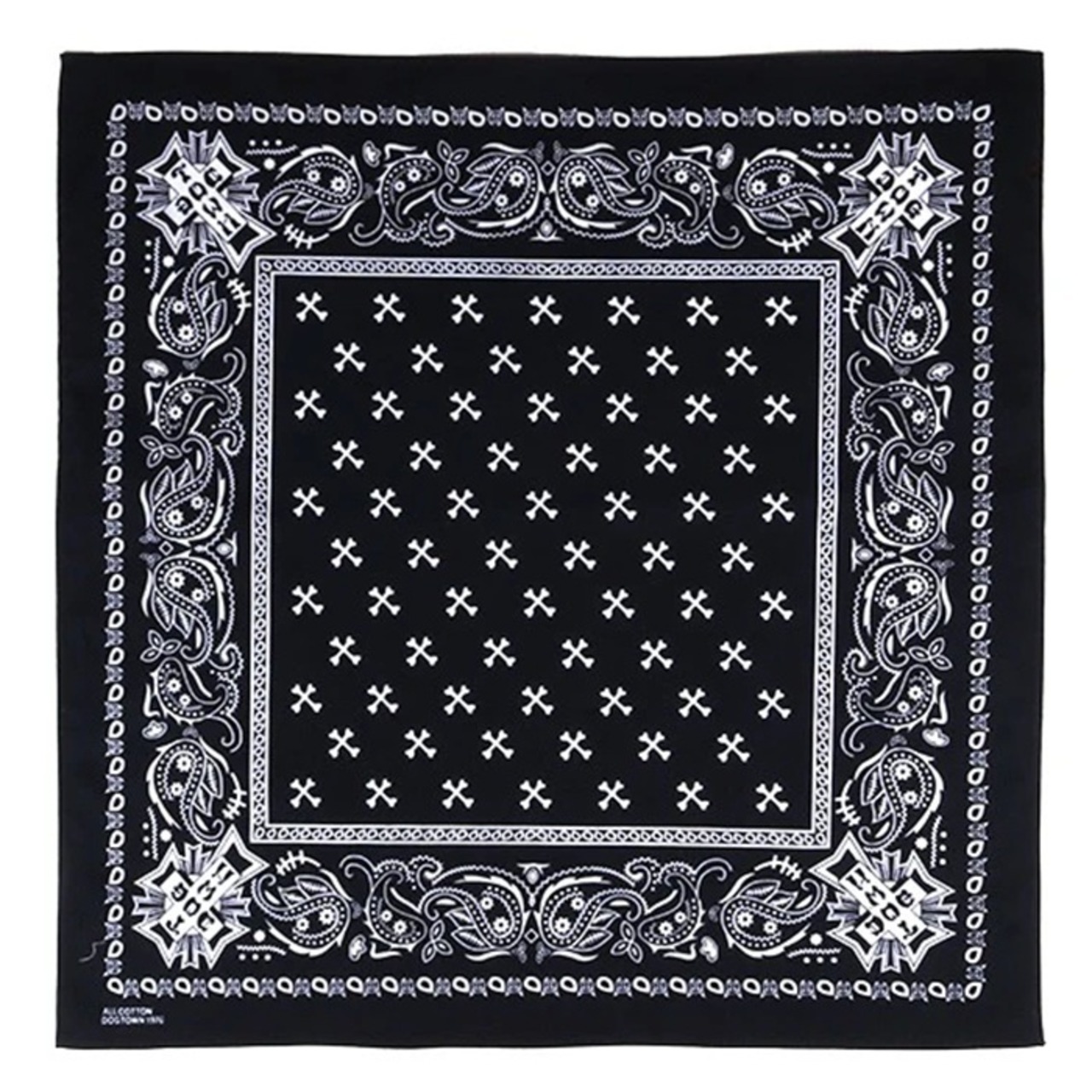 DOG TOWN / Paisley Bandanna / ペイズリーバンダナ / バンダナ / DT-M-002 / COLOR : BLACK - 1