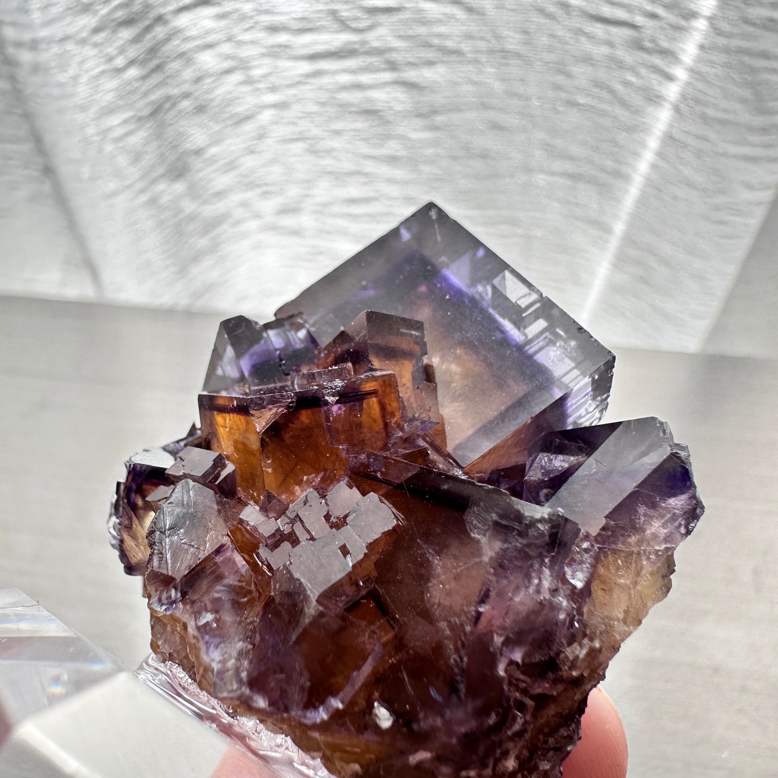 フローライト / キャルコパイライト【Fluorite with Chalcopyrite