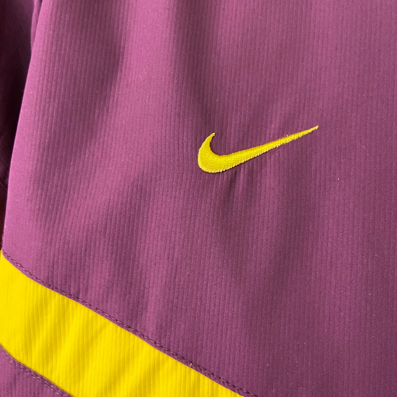 NIKE TEAM ナイキ スウォッシュ チームロゴ 刺繍 ハーフジップ 