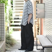 PURITAN wide silhouette multi border tee
