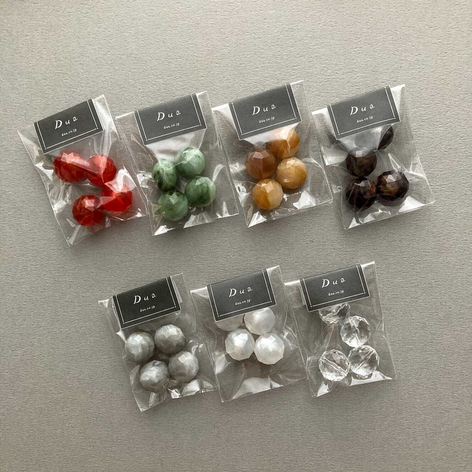 多面ミラーボールカットビーズパック（4p） | Dua-アクセサリーパーツ