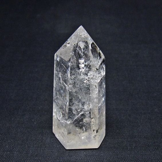 水晶 六角柱 ポイント 置物 一点物 142-10970