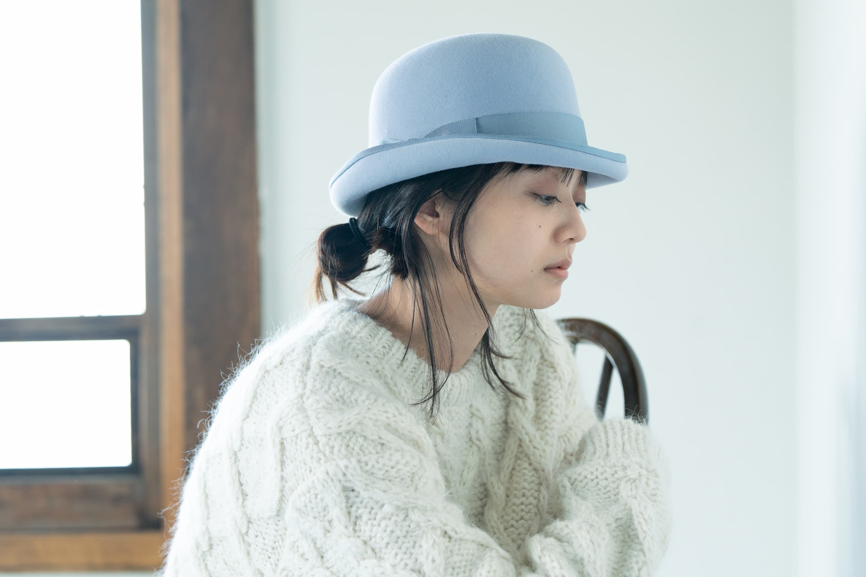 帽子Mia Hat \u0026 accessory 2021 AW ウールクラウン - 帽子