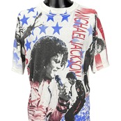 【MICHAEL JACKSON】マイケル・ジャクソン "ALL OVER PRINT" Vintage Tシャツ