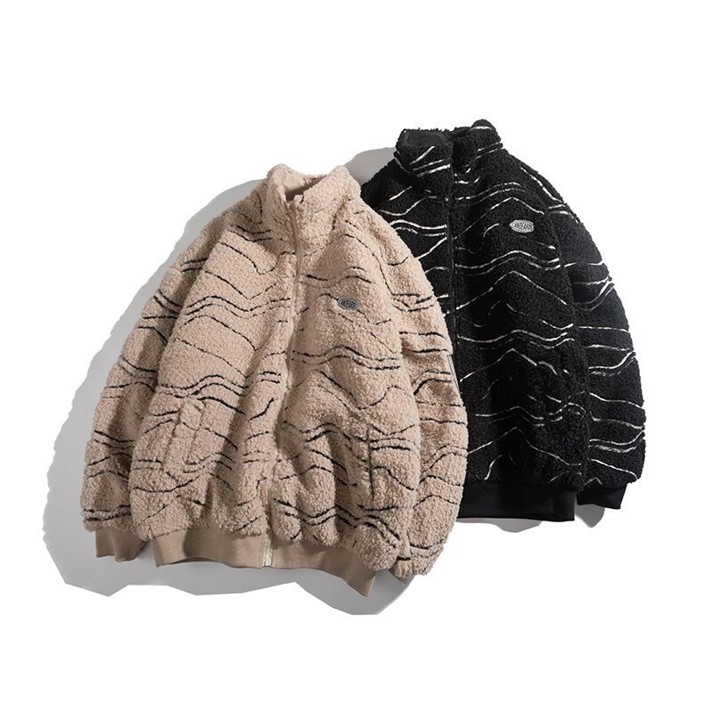 【新作】【送料無料】 Yidaoヴィンテージ冬服新しいeseヒットカラーカジュアルラムウールスタンドアップカラーパッド入りコートメンズオールマッチカジュアルトップ-アリババ ウィンター 冬物 ビンテージ hip6-161177729911636