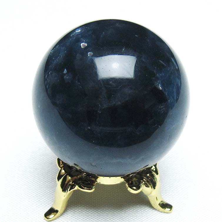 フローライト 丸玉 34mm 蛍石 スフィア 置物 原石 一点物 141-6713