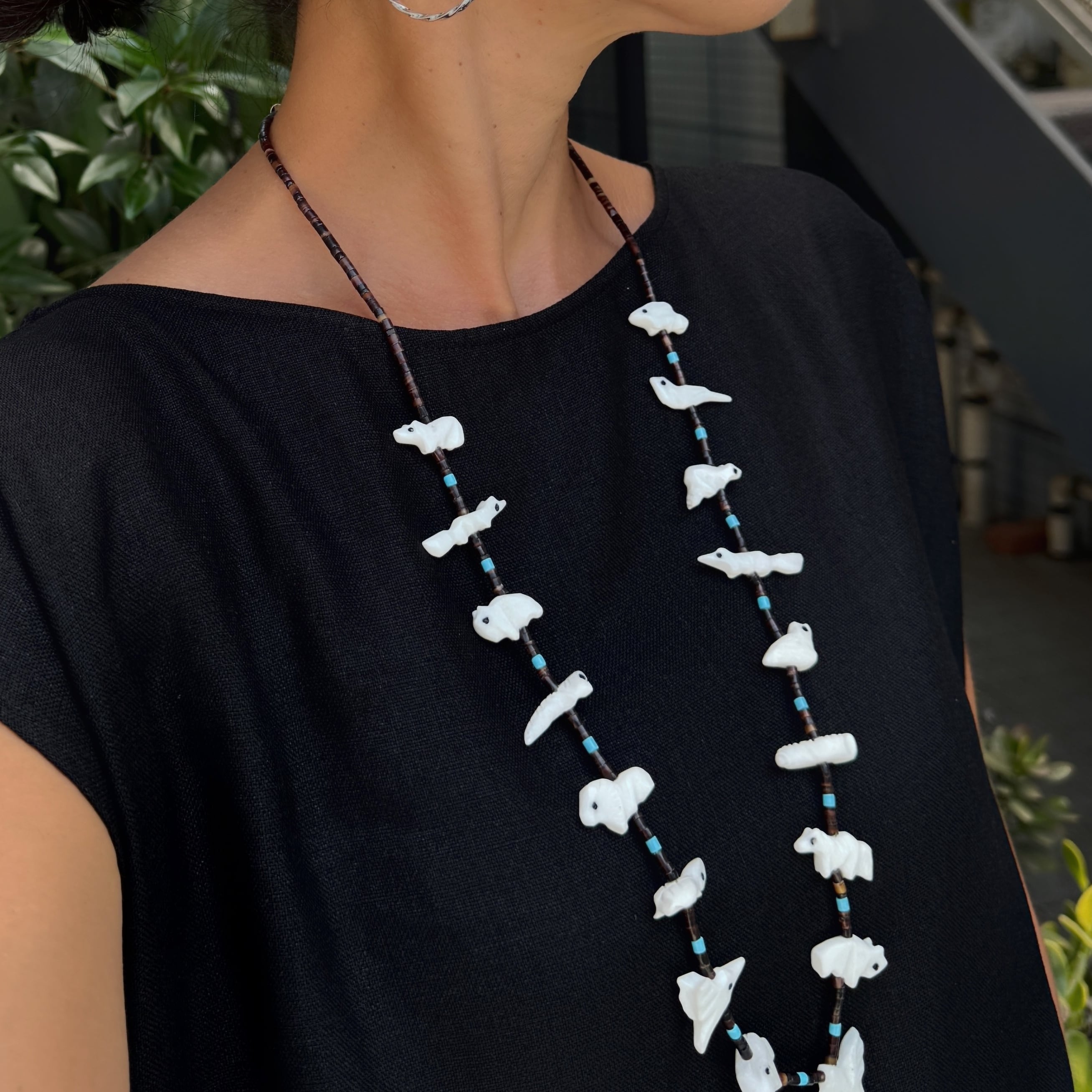 サンダーバード　2連　フェティッシュネックレス 76cm】2連フェティッシュネックレス マルチカラー By Neil Thomas