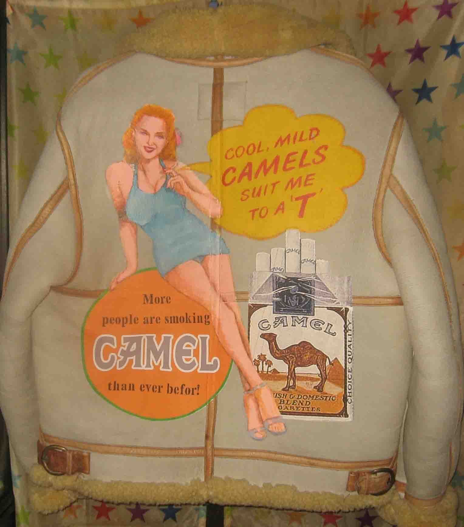 CAMEL PIN-UP GIRL キャメル ピンナップ・ガール タバコ 【手描き+