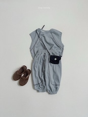 【取寄/韓国直送】minirobe 26/SM ニコバイカラータンクトップ｜夏服｜韓国子供服