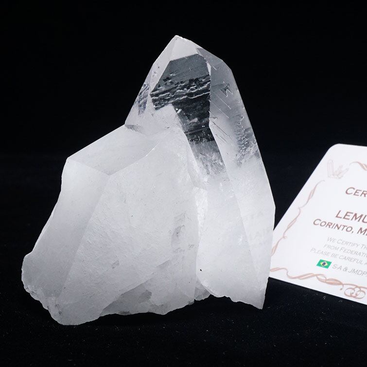 水晶 クラスター ブラジル ミナスジェライス州 コリント産 レムリアンシード 証明書付属 一点物 282-308