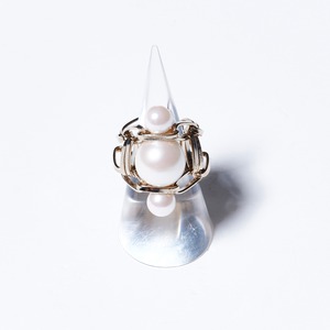 PEARL CHAIN RING