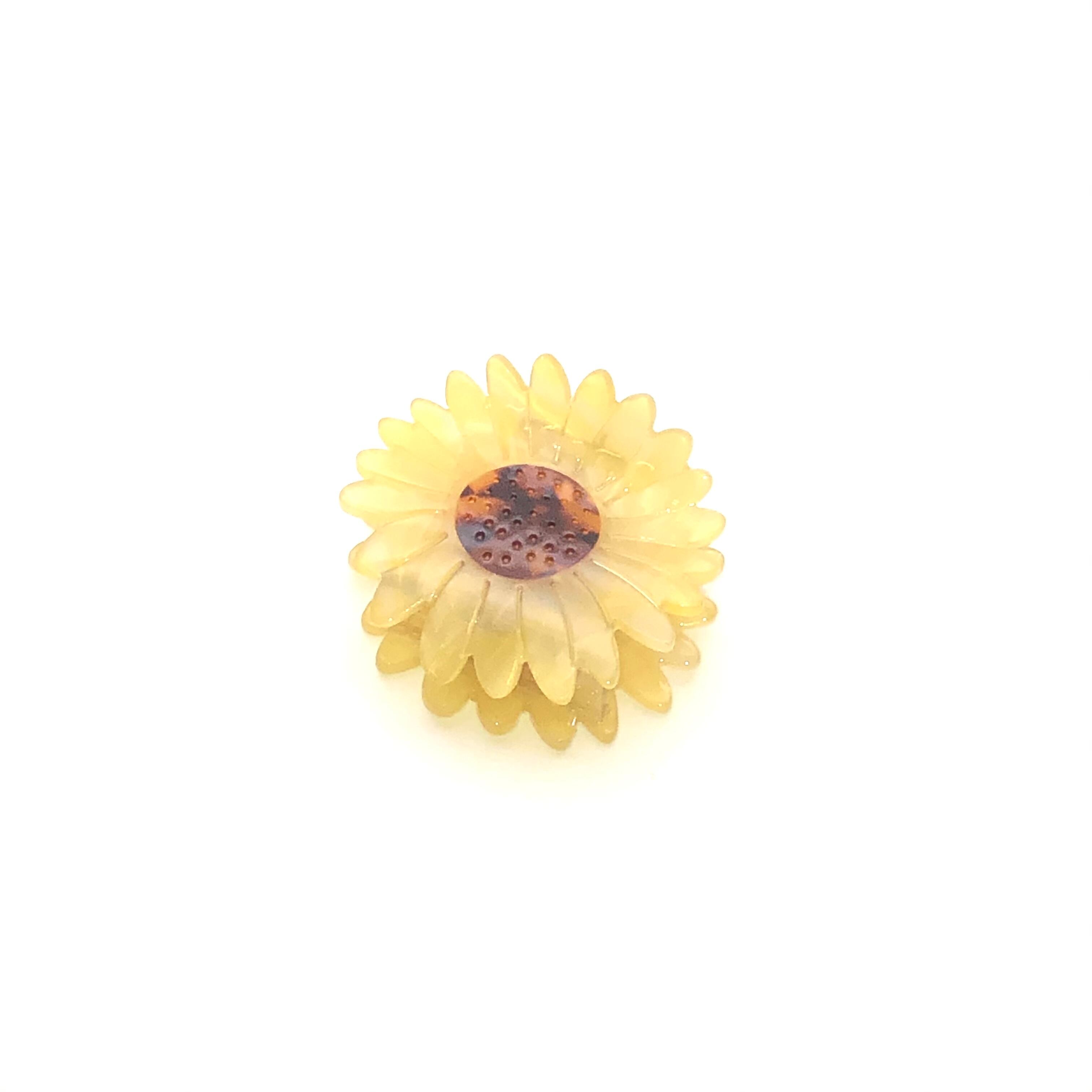 Coucou Suzette Flower Hair Clip【ひまわり】