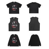 VINTAGE ストリート ゴーストフェイス Tシャツ T1792