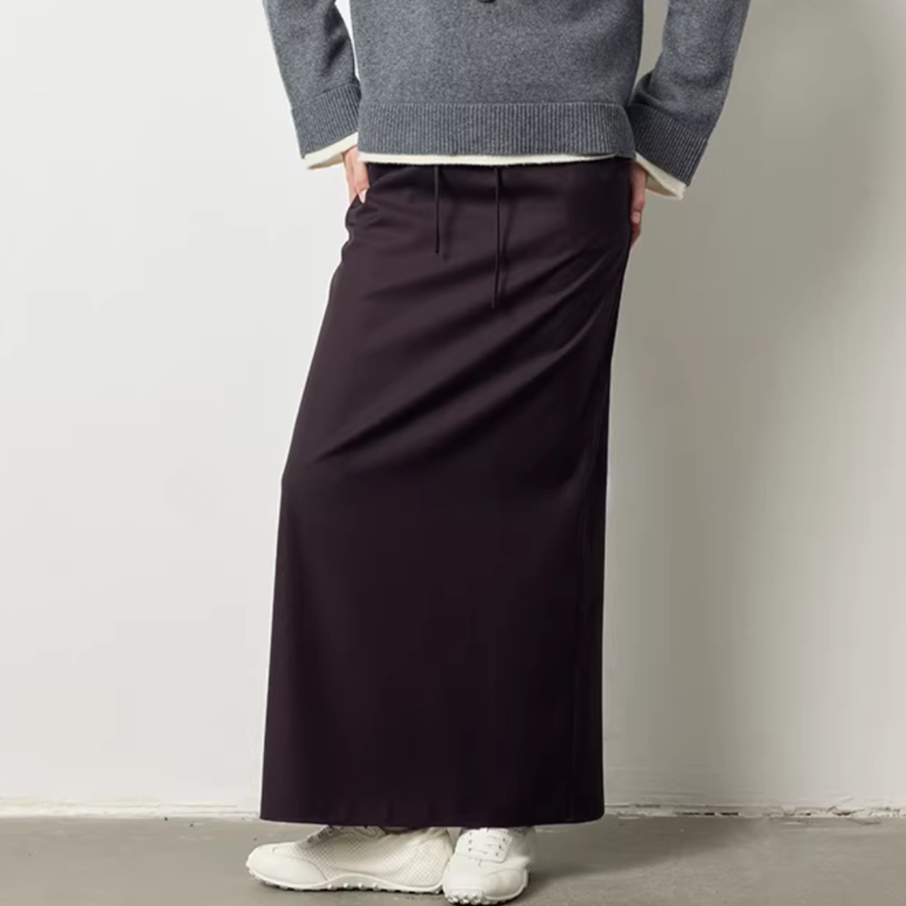大人モード Iライン ロングスカート 00093・画像5