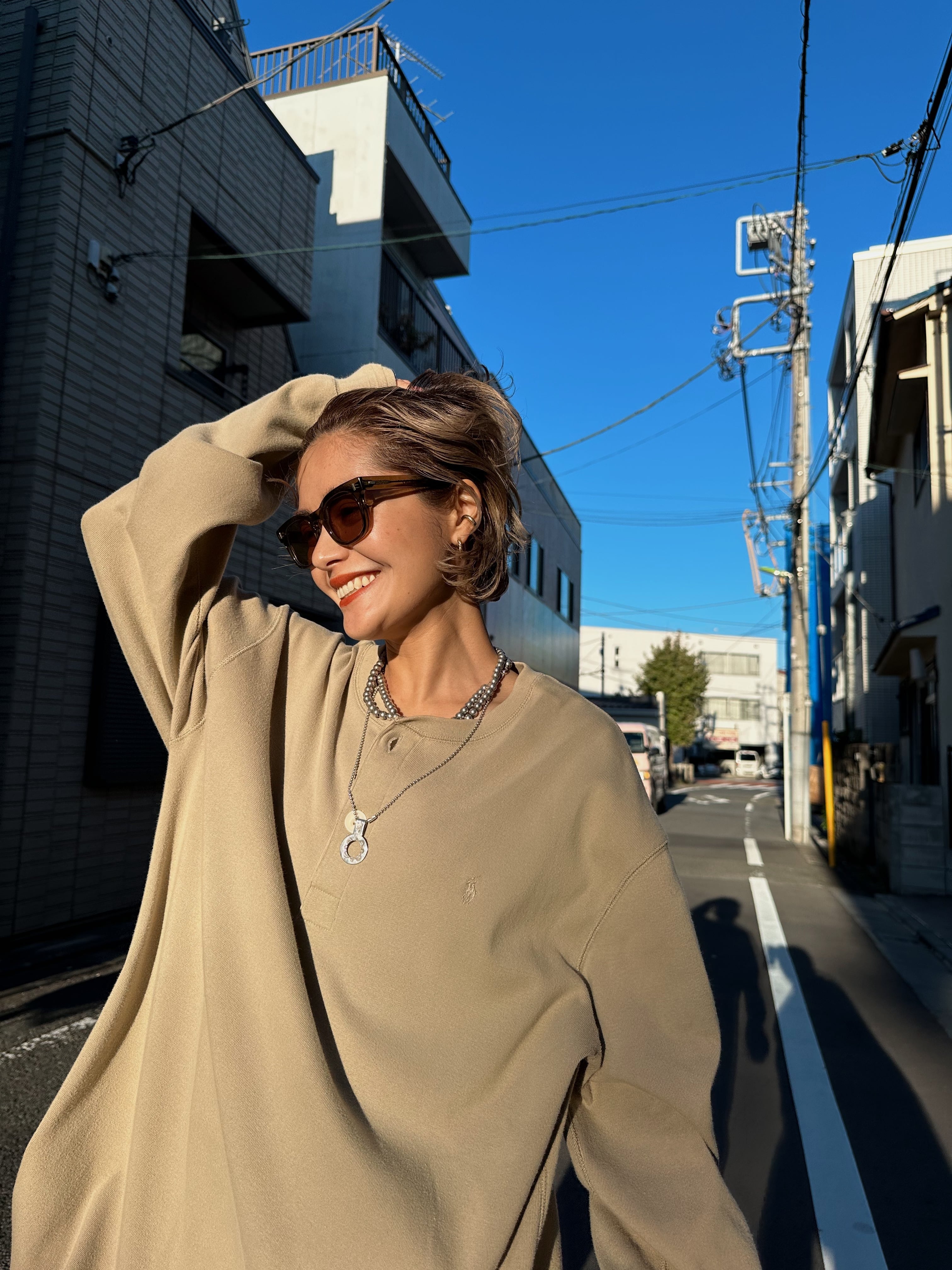 (CS1667)Polo Ralph Lauren Henley neck long sleeve T-shirts