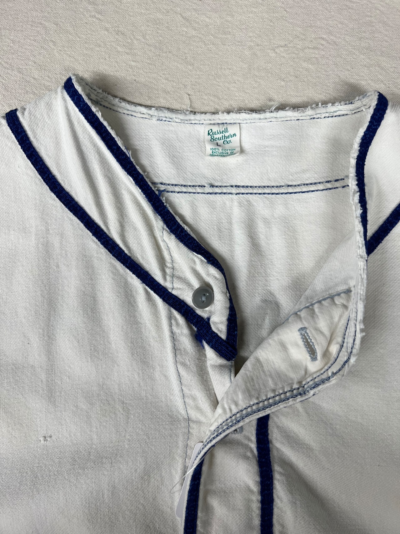 60s〜 USA製 Russell Southern ラッセルサウザンベースボールシャツ vintage ヴィンテージ