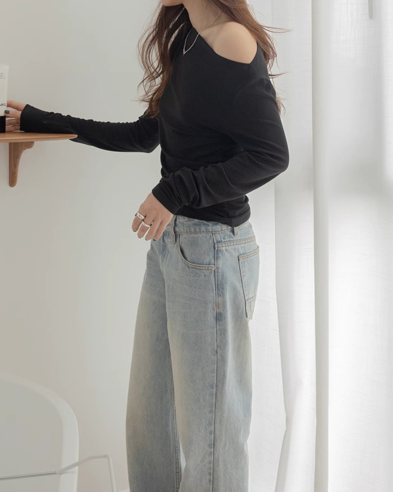 Stretch long sleeve Tshirt T20281