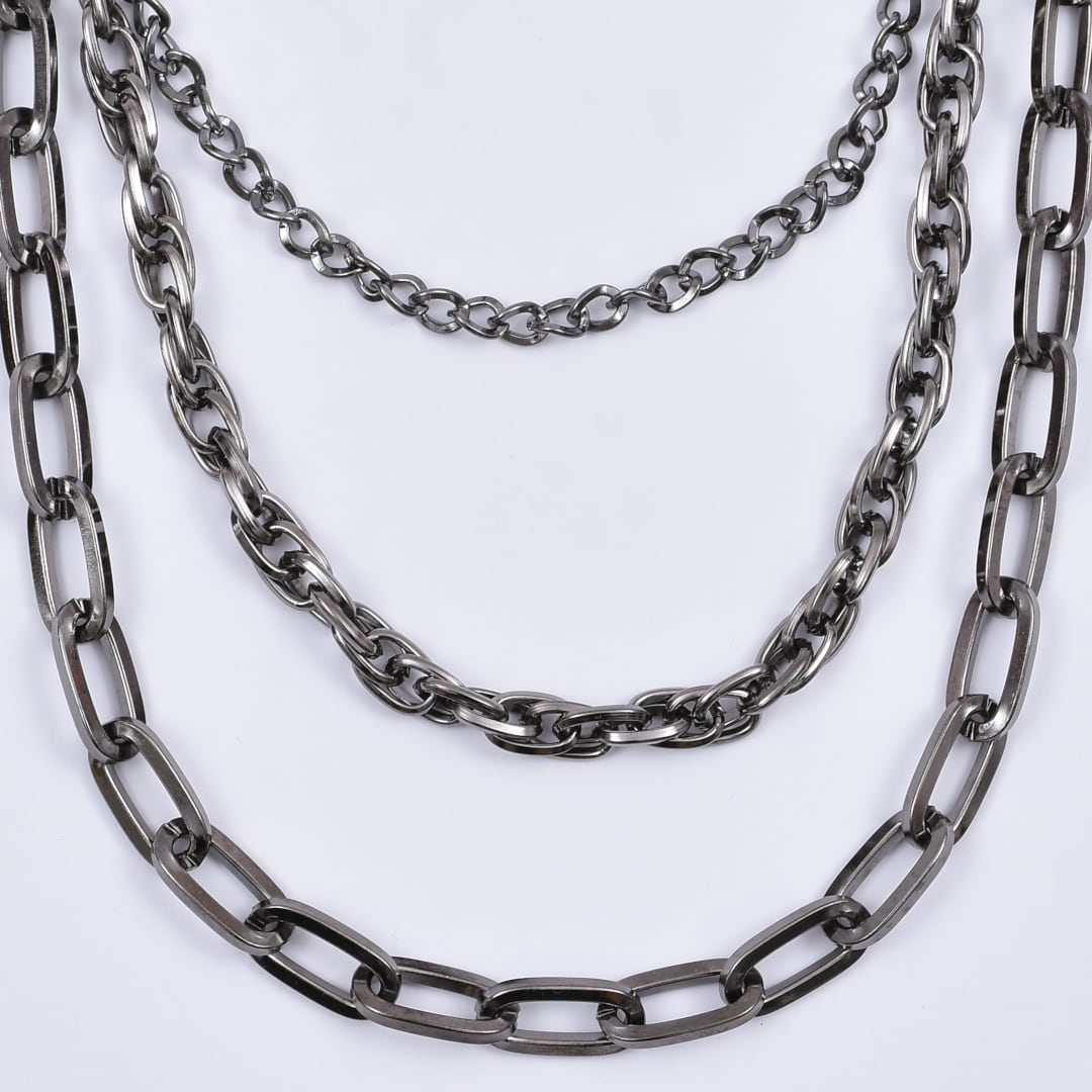 Punk Star 3連ウォレットチェーン | VOLCAN&APHRODITE