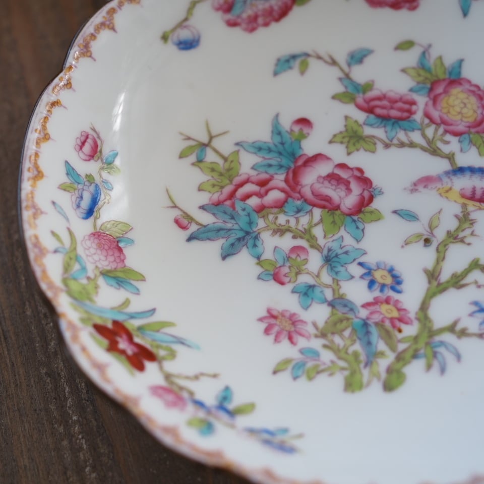 美品】英国ミントンminton 花鳥図柄 プレート単品 F1 | antique