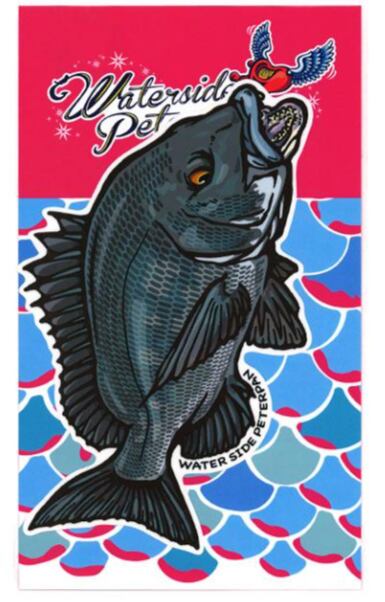 WATER SIDE PETERPAN)オリジナルステッカ− BIG・BITE