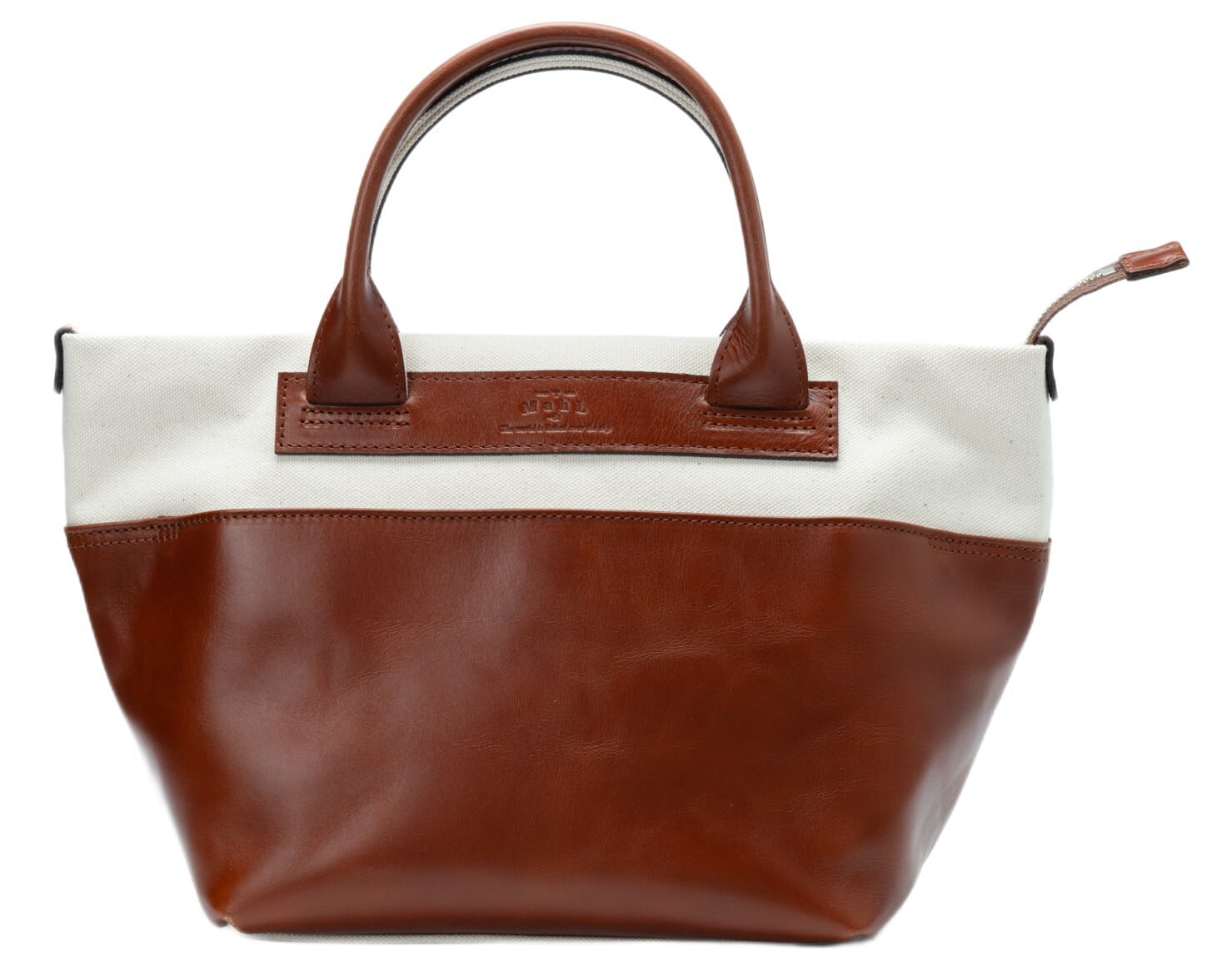 6号帆布（倉敷帆布製）革コンビ・手提トート・Lemonton