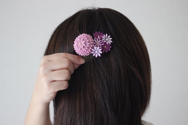 つまみ細工 ミニコーム