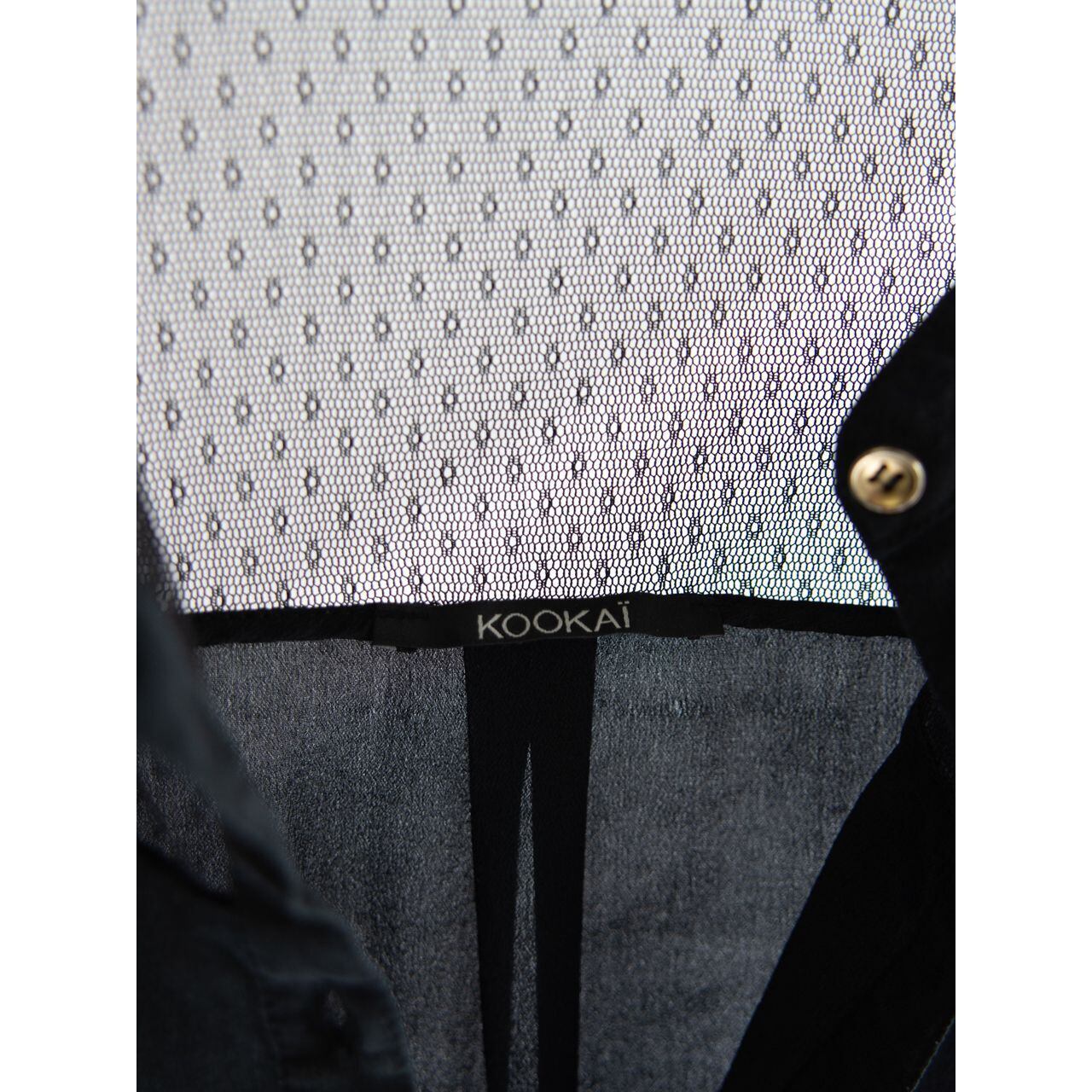 【KOOKAI】Made in Tunisia 100% Silk Pullover Blouse（クーカイ チュニジア製 シルクプルオーバーブラウス）