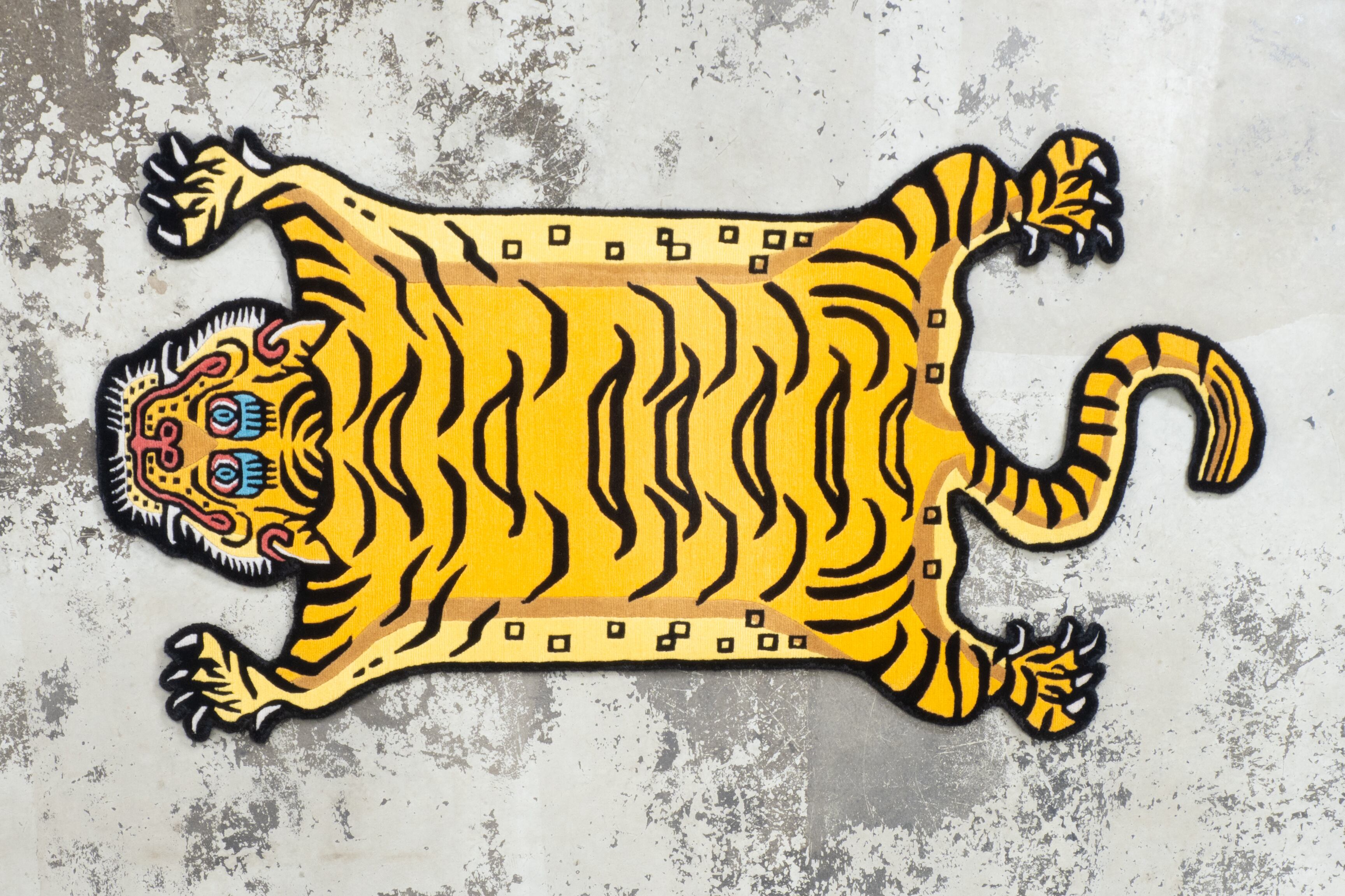 Tibetan Tiger Rug 《Mサイズ•ウール・オリジナル3・シグネチャー