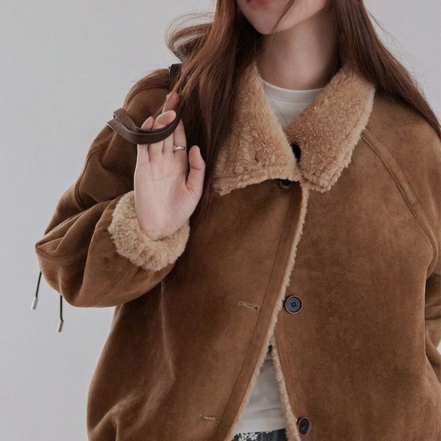 2way あったかボアスエードジャケット　B0270