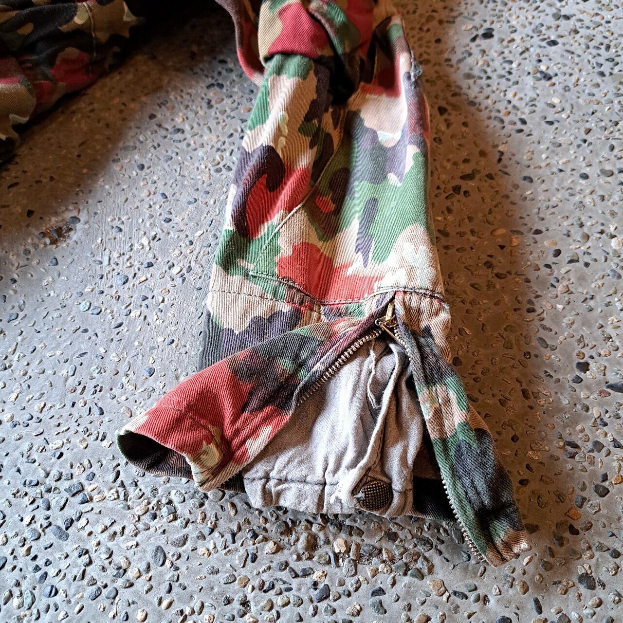 60's スイス軍 M-60 アルパインカモ フィールドジャケット used