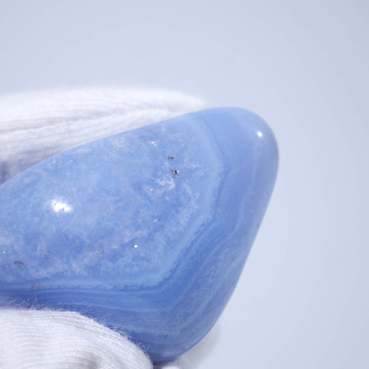 ブルーレースアゲート / タンブル 握り石