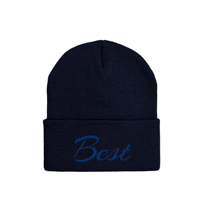 90s OLD STUSSY/Logo embroidery Long Beanie/Free/刺繍ロゴ/ロング