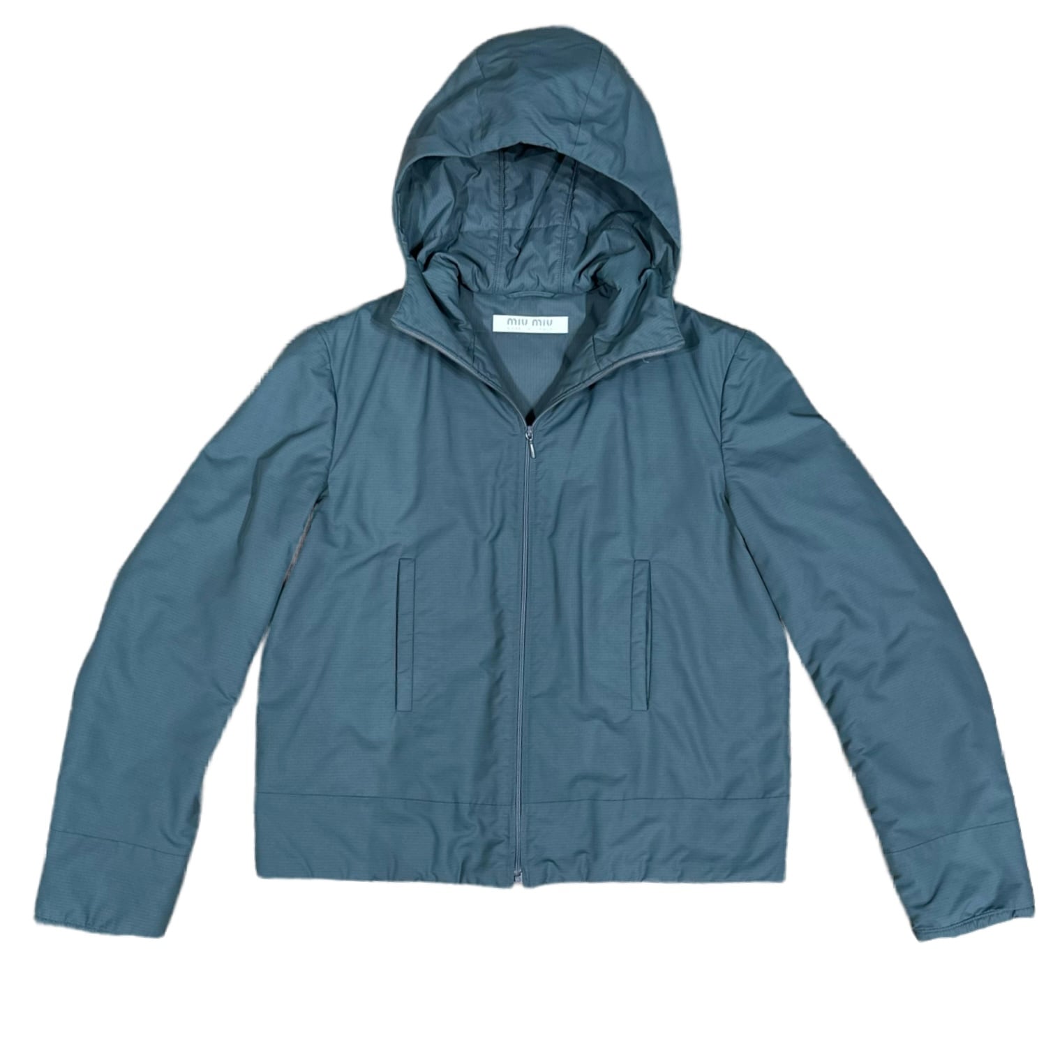 00s Miu Miu Nylon Hooded Jacket | WEROA
