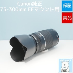 Canon純正 75-300mm EFマウント用 望遠レンズ 美品 a6696