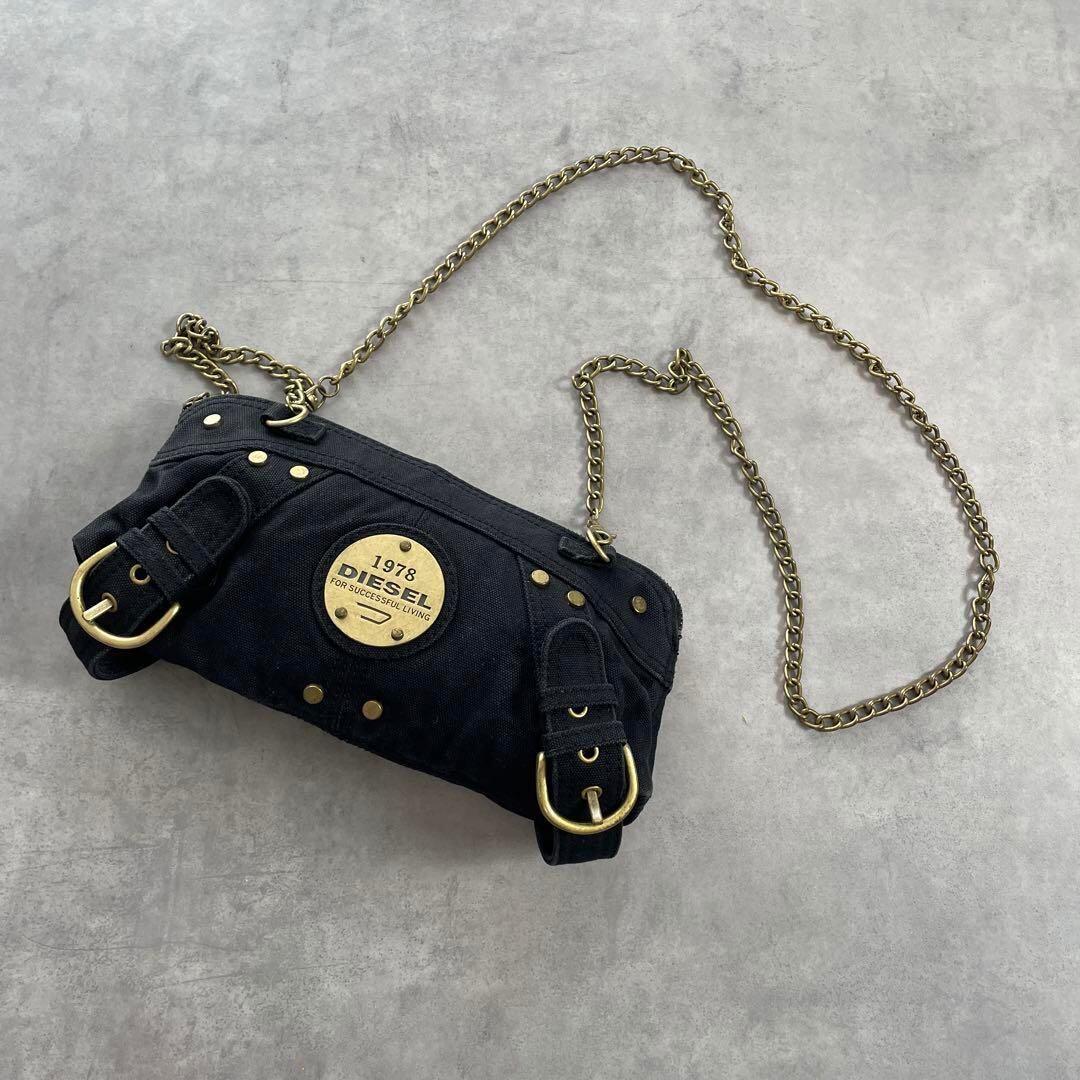 DIESEL Archive chain shoulder bag y2k